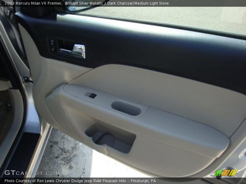 Brilliant Silver Metallic / Dark Charcoal/Medium Light Stone 2009 Mercury Milan V6 Premier