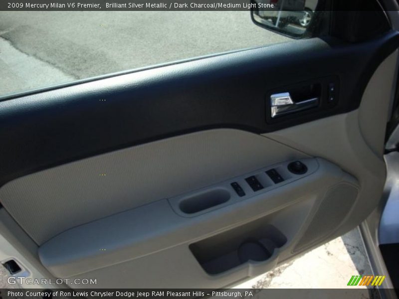 Brilliant Silver Metallic / Dark Charcoal/Medium Light Stone 2009 Mercury Milan V6 Premier