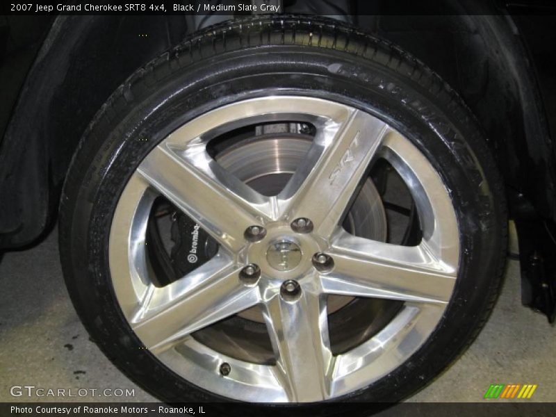 Black / Medium Slate Gray 2007 Jeep Grand Cherokee SRT8 4x4