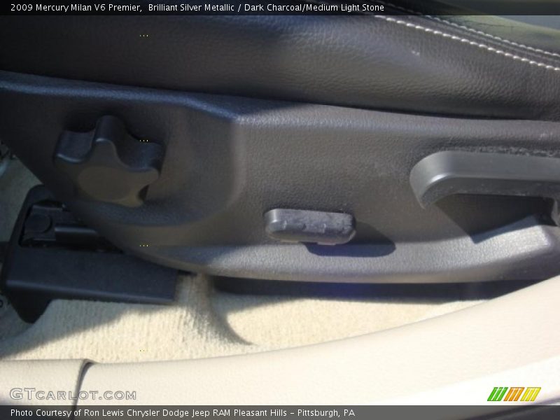 Brilliant Silver Metallic / Dark Charcoal/Medium Light Stone 2009 Mercury Milan V6 Premier