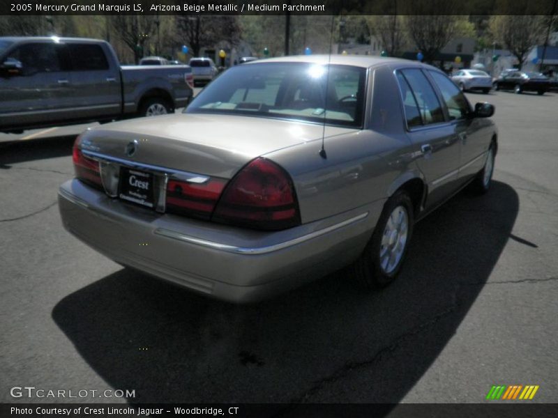Arizona Beige Metallic / Medium Parchment 2005 Mercury Grand Marquis LS