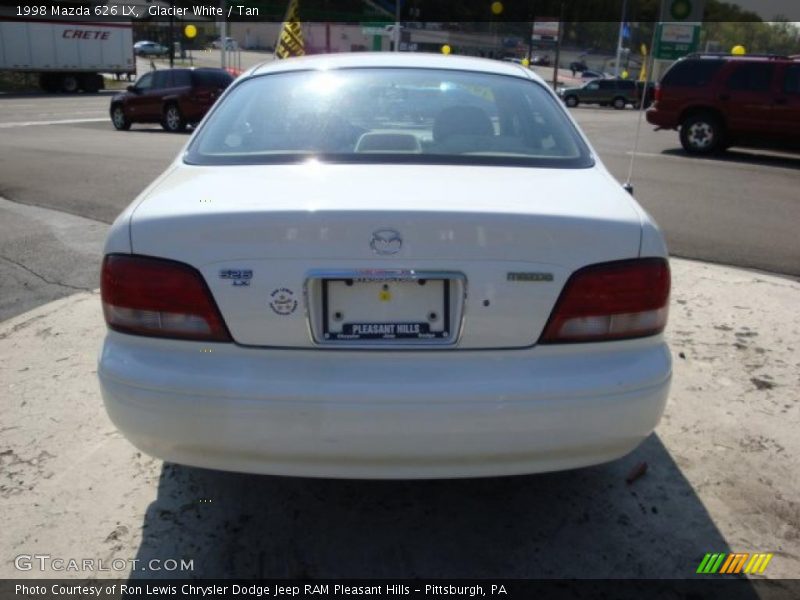 Glacier White / Tan 1998 Mazda 626 LX