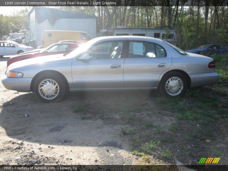 Silver Frost Pearl Metallic / Light Graphite 1996 Lincoln Continental