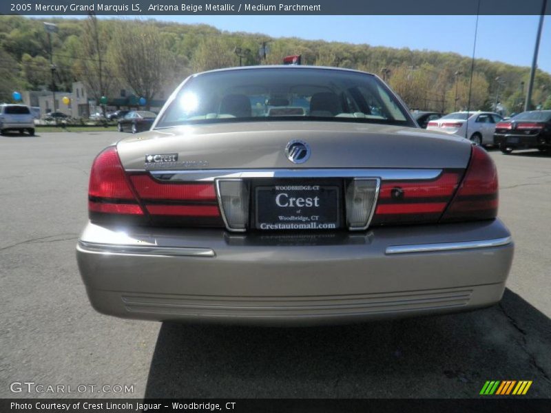 Arizona Beige Metallic / Medium Parchment 2005 Mercury Grand Marquis LS