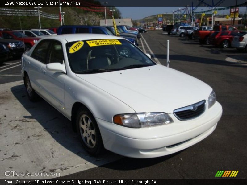 Glacier White / Tan 1998 Mazda 626 LX
