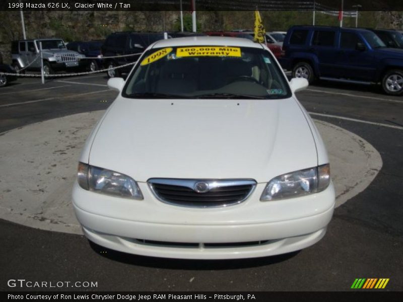 Glacier White / Tan 1998 Mazda 626 LX