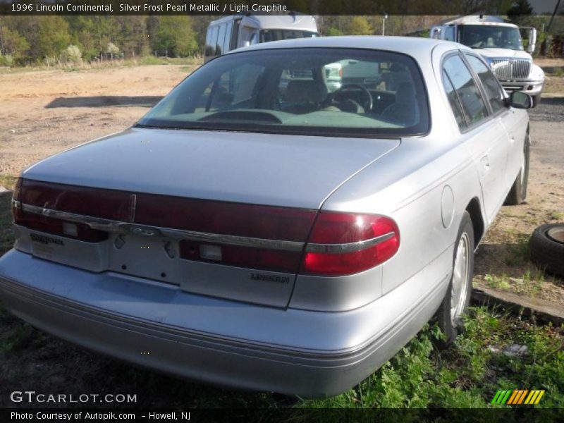 Silver Frost Pearl Metallic / Light Graphite 1996 Lincoln Continental