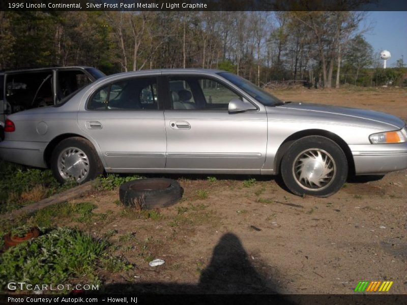 Silver Frost Pearl Metallic / Light Graphite 1996 Lincoln Continental