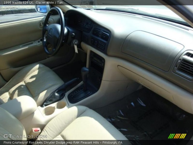 Glacier White / Tan 1998 Mazda 626 LX