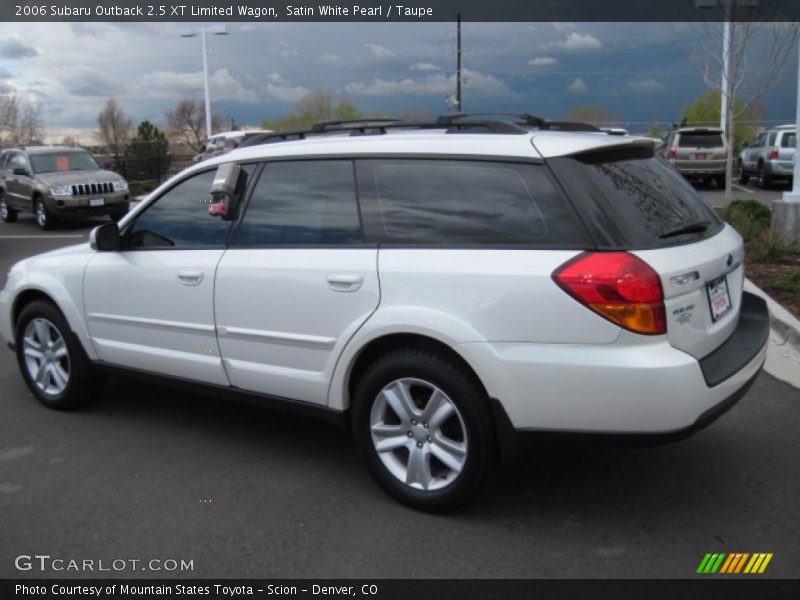 Satin White Pearl / Taupe 2006 Subaru Outback 2.5 XT Limited Wagon