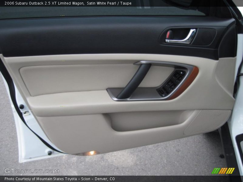 Satin White Pearl / Taupe 2006 Subaru Outback 2.5 XT Limited Wagon