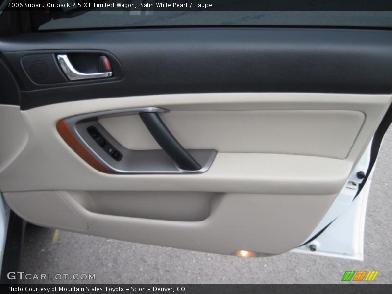 Satin White Pearl / Taupe 2006 Subaru Outback 2.5 XT Limited Wagon