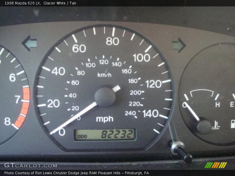 Glacier White / Tan 1998 Mazda 626 LX