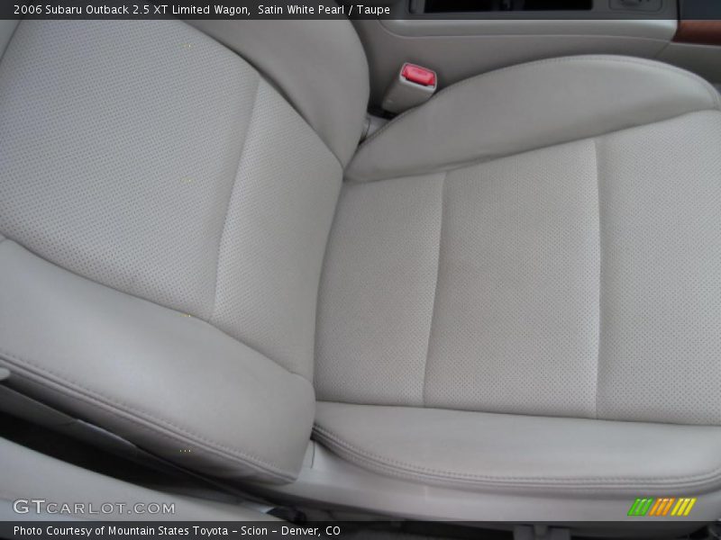 Satin White Pearl / Taupe 2006 Subaru Outback 2.5 XT Limited Wagon