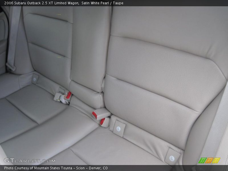 Satin White Pearl / Taupe 2006 Subaru Outback 2.5 XT Limited Wagon