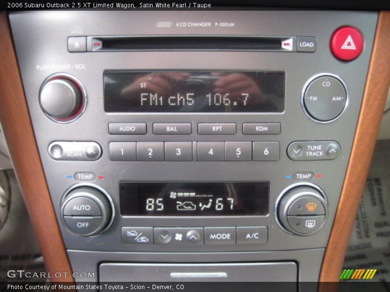 Satin White Pearl / Taupe 2006 Subaru Outback 2.5 XT Limited Wagon