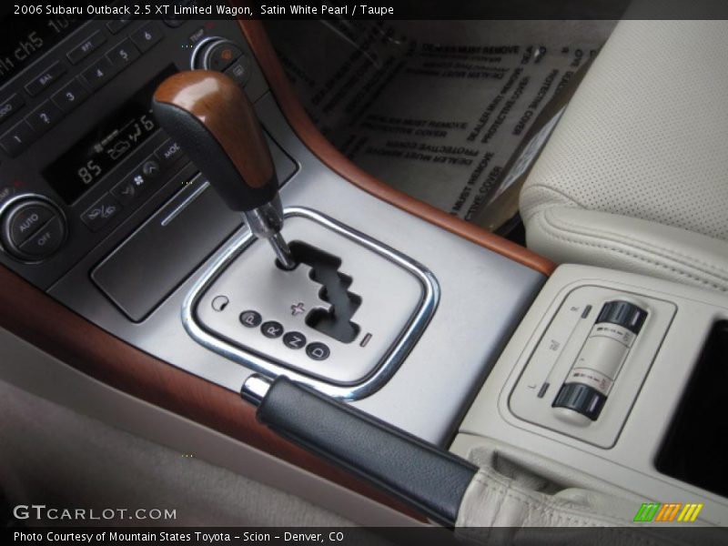 Satin White Pearl / Taupe 2006 Subaru Outback 2.5 XT Limited Wagon