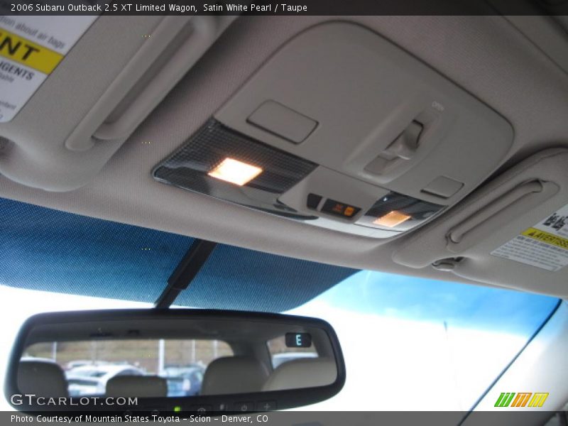 Satin White Pearl / Taupe 2006 Subaru Outback 2.5 XT Limited Wagon