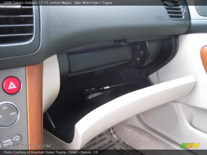 Satin White Pearl / Taupe 2006 Subaru Outback 2.5 XT Limited Wagon