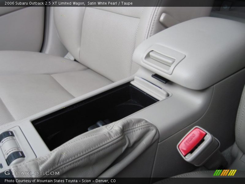 Satin White Pearl / Taupe 2006 Subaru Outback 2.5 XT Limited Wagon