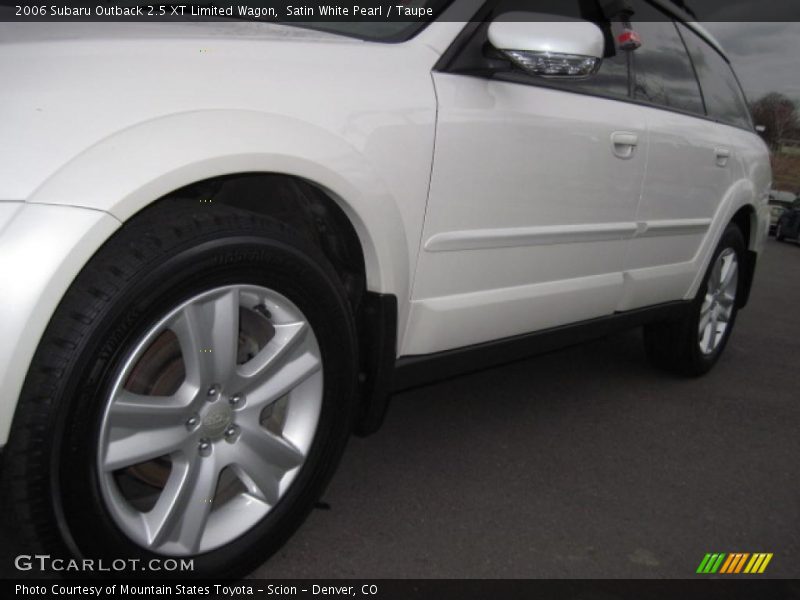 Satin White Pearl / Taupe 2006 Subaru Outback 2.5 XT Limited Wagon
