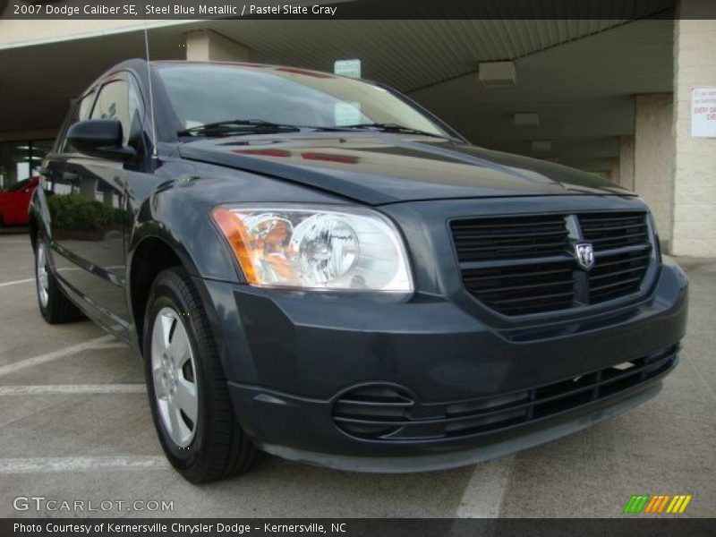 Steel Blue Metallic / Pastel Slate Gray 2007 Dodge Caliber SE