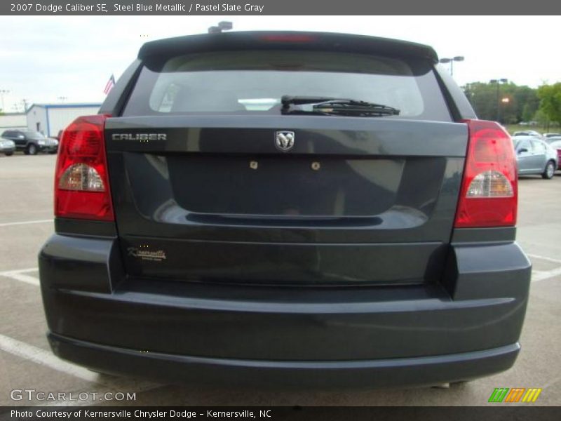 Steel Blue Metallic / Pastel Slate Gray 2007 Dodge Caliber SE