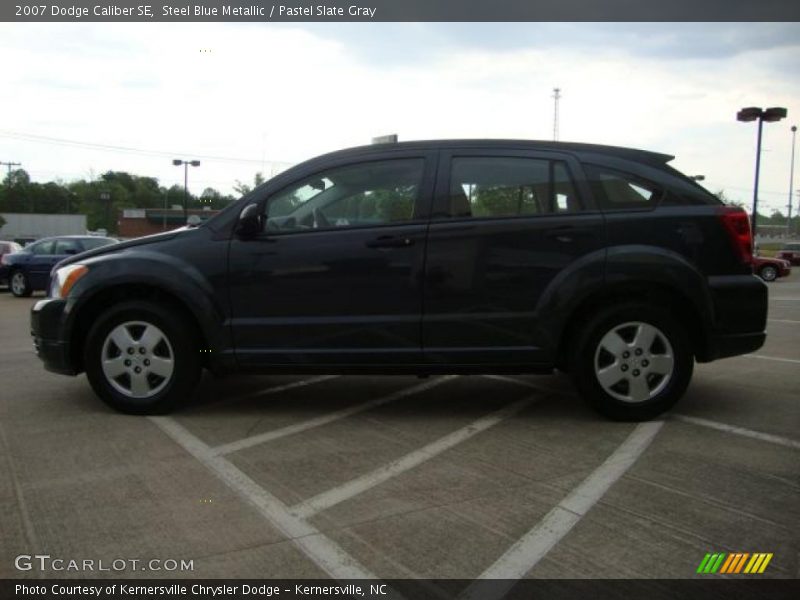 Steel Blue Metallic / Pastel Slate Gray 2007 Dodge Caliber SE
