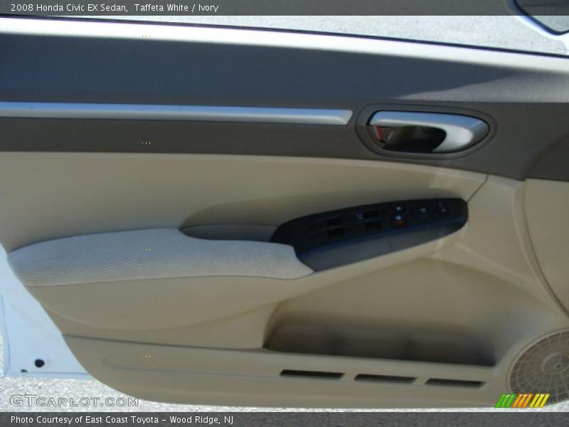 Taffeta White / Ivory 2008 Honda Civic EX Sedan