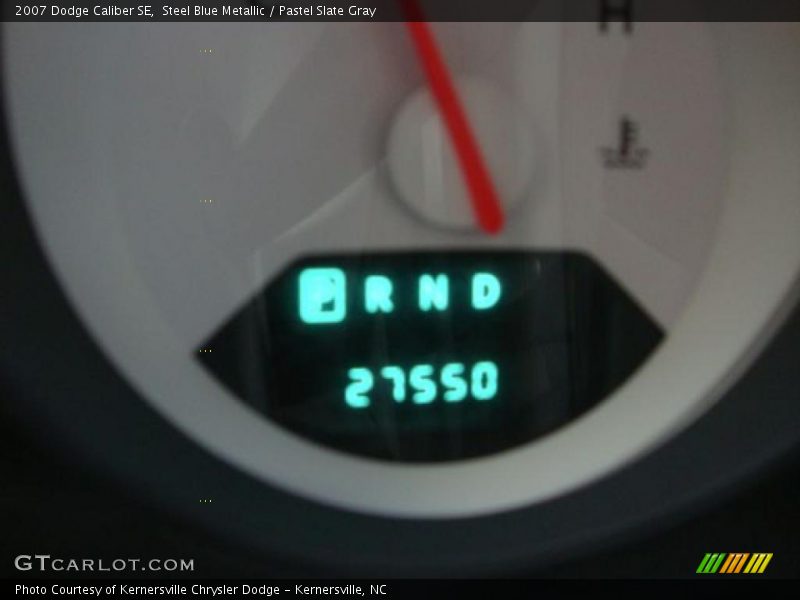 Steel Blue Metallic / Pastel Slate Gray 2007 Dodge Caliber SE
