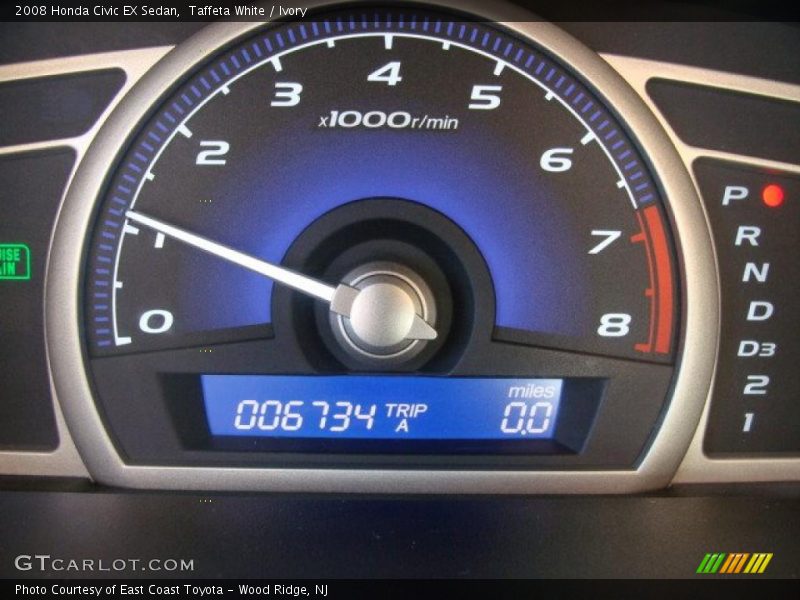 Taffeta White / Ivory 2008 Honda Civic EX Sedan