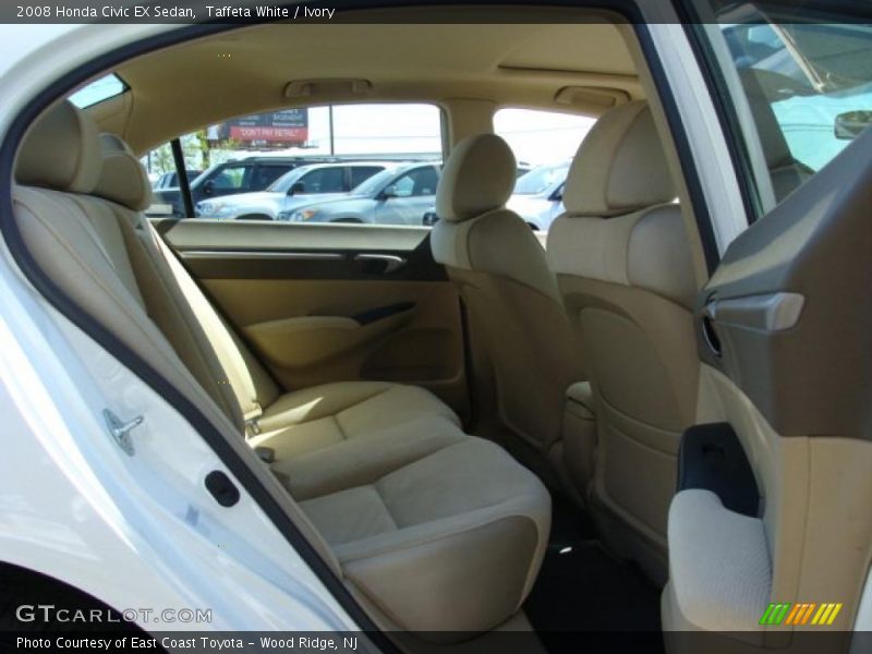 Taffeta White / Ivory 2008 Honda Civic EX Sedan