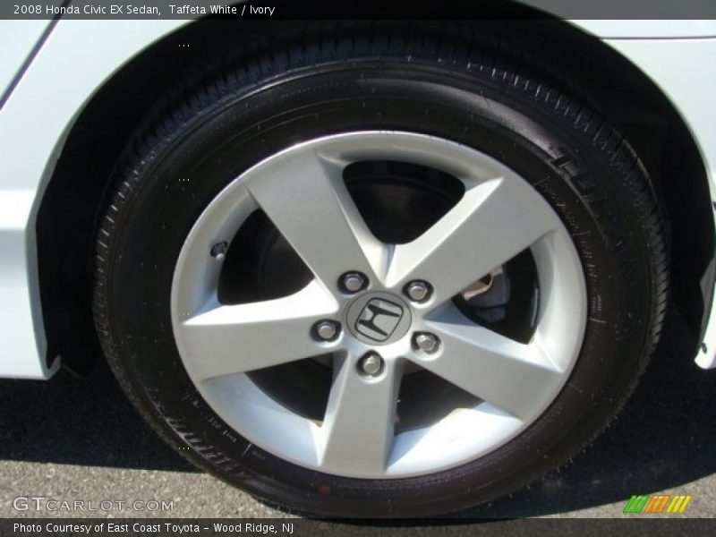 Taffeta White / Ivory 2008 Honda Civic EX Sedan