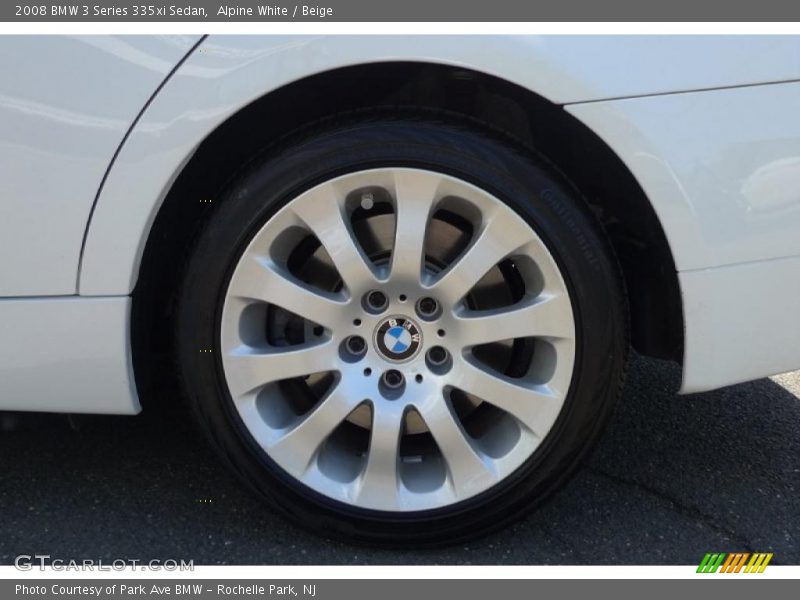 Alpine White / Beige 2008 BMW 3 Series 335xi Sedan