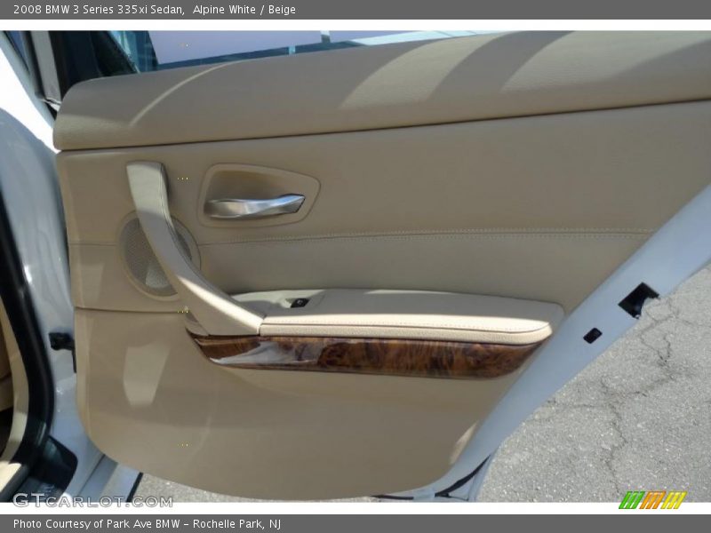 Alpine White / Beige 2008 BMW 3 Series 335xi Sedan