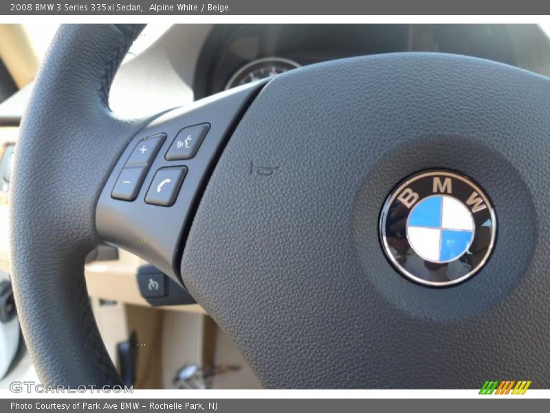 Alpine White / Beige 2008 BMW 3 Series 335xi Sedan