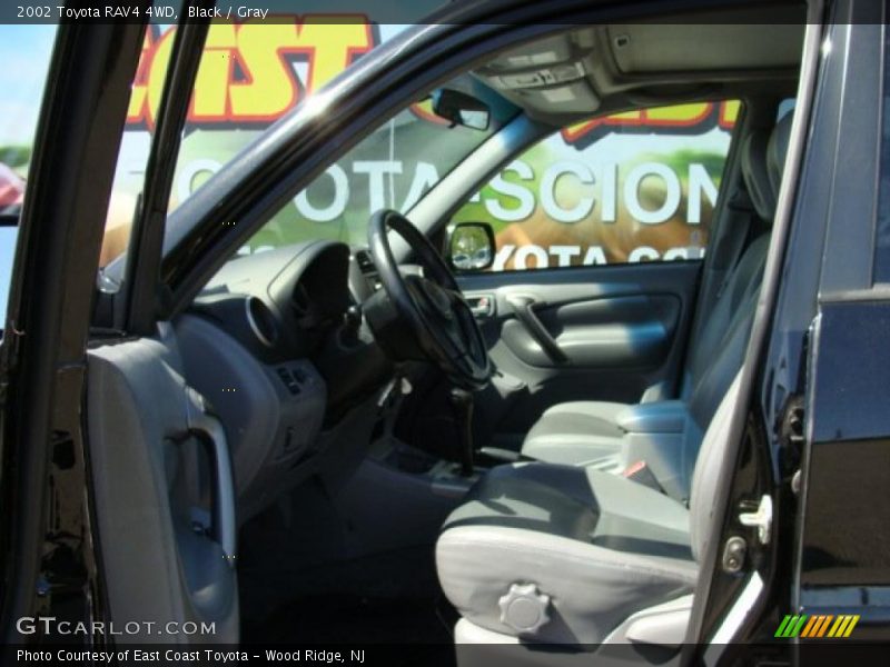 Black / Gray 2002 Toyota RAV4 4WD