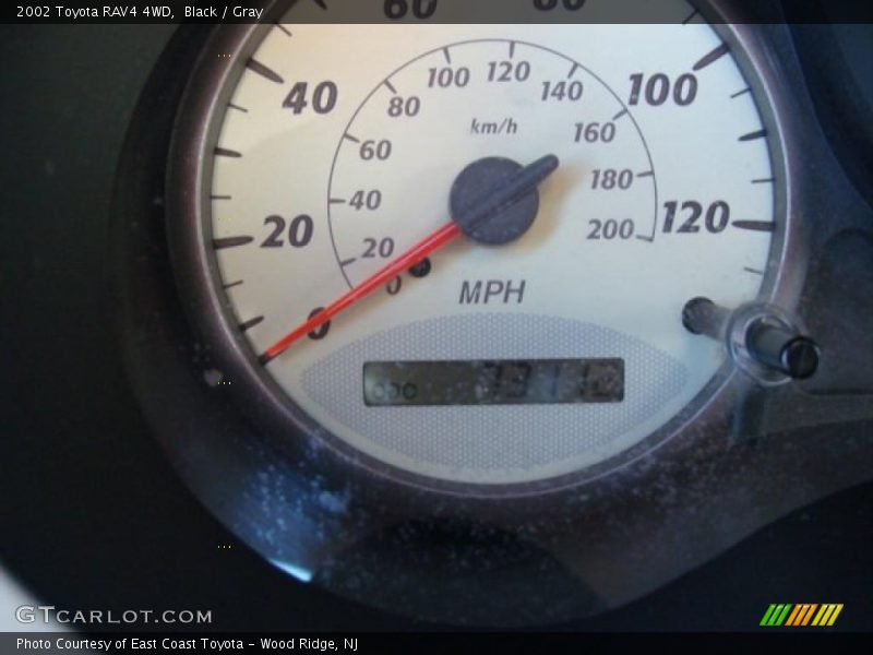 Black / Gray 2002 Toyota RAV4 4WD