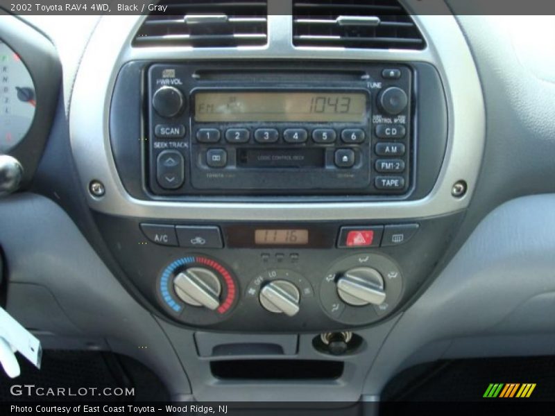 Black / Gray 2002 Toyota RAV4 4WD