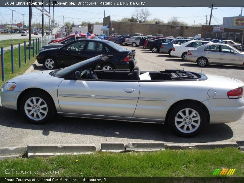Bright Silver Metallic / Dark Slate Gray 2004 Chrysler Sebring GTC Convertible