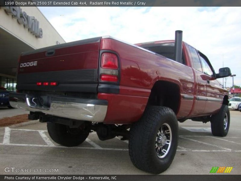 Radiant Fire Red Metallic / Gray 1998 Dodge Ram 2500 ST Extended Cab 4x4