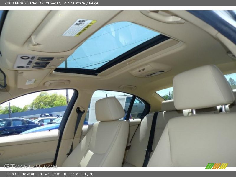 Alpine White / Beige 2008 BMW 3 Series 335xi Sedan