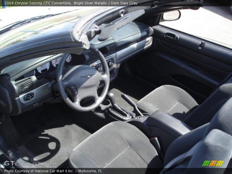 Bright Silver Metallic / Dark Slate Gray 2004 Chrysler Sebring GTC Convertible