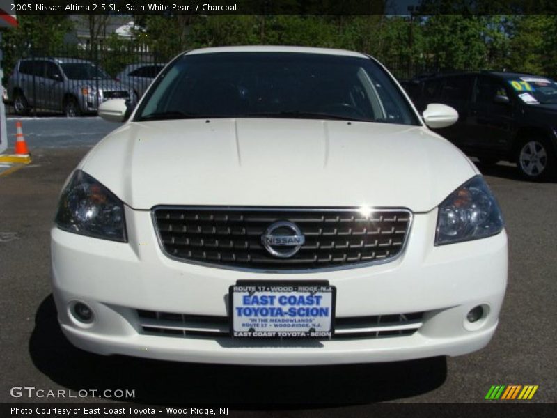 Satin White Pearl / Charcoal 2005 Nissan Altima 2.5 SL