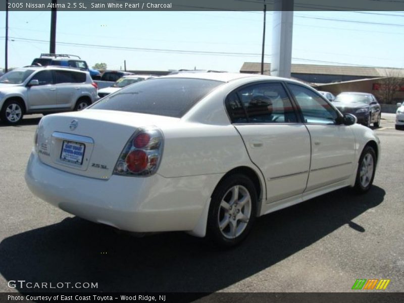 Satin White Pearl / Charcoal 2005 Nissan Altima 2.5 SL