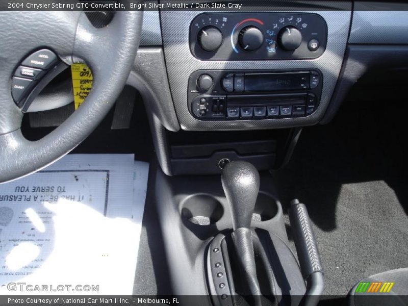 Bright Silver Metallic / Dark Slate Gray 2004 Chrysler Sebring GTC Convertible
