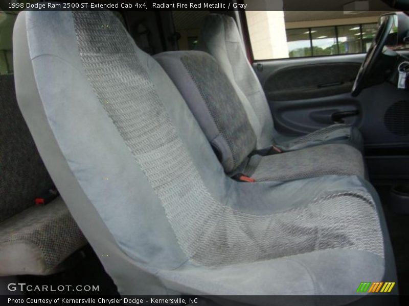 Radiant Fire Red Metallic / Gray 1998 Dodge Ram 2500 ST Extended Cab 4x4