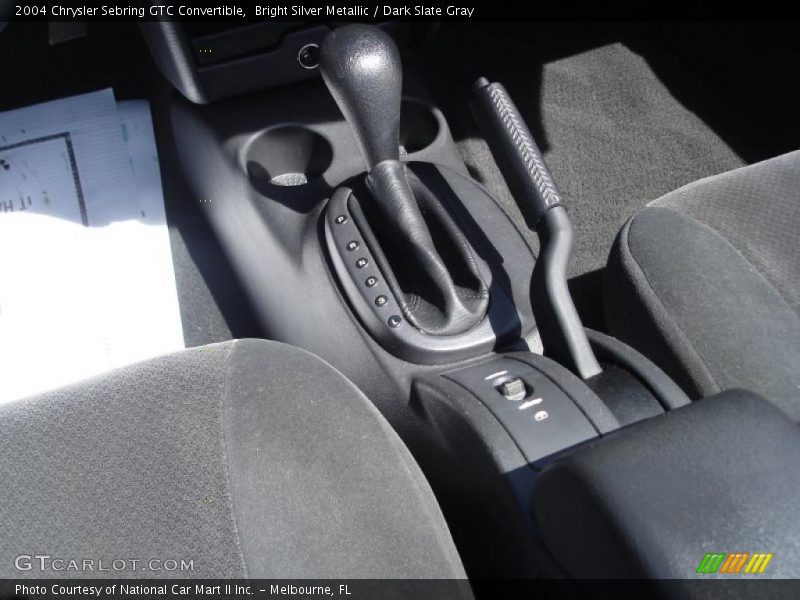 Bright Silver Metallic / Dark Slate Gray 2004 Chrysler Sebring GTC Convertible