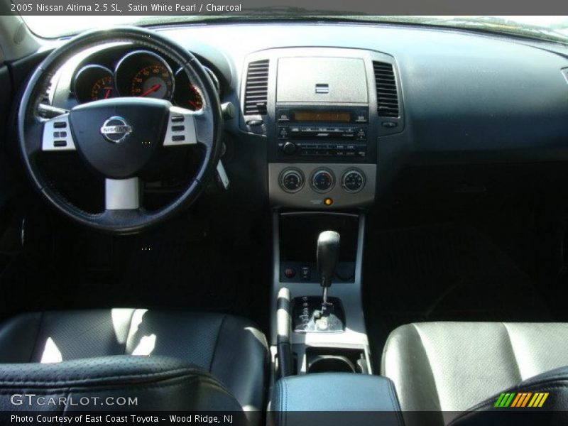 Satin White Pearl / Charcoal 2005 Nissan Altima 2.5 SL
