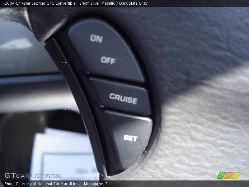 Bright Silver Metallic / Dark Slate Gray 2004 Chrysler Sebring GTC Convertible